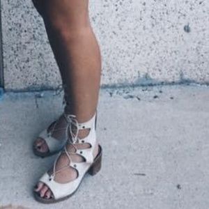 Matisse cream gladiator sandals